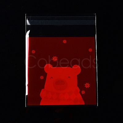 Christmas Theme Plastic Bakeware Bag ABAG-F007-04A-1