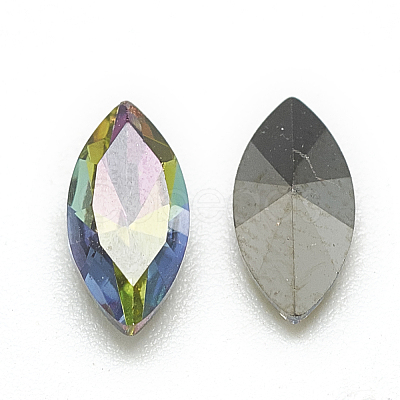 DIY Pointed Back K9 Glass Rhinestone Cabochons RGLA-T051-5x10mm-03-1