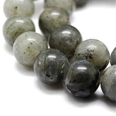 Natural Labradorite Bead Strands G-P256-01-4mm-1