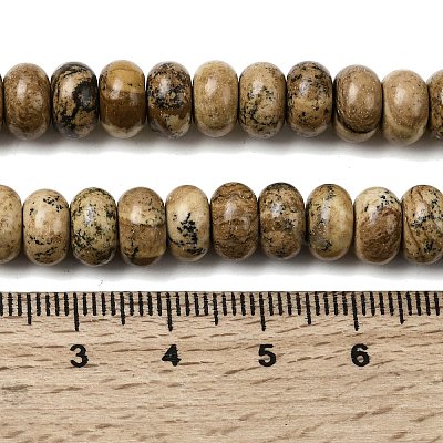 Natural Picture Jasper Beads Strands G-A280-A03-02-1