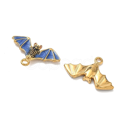 304 Stainless Steel Enamel Pendants STAS-L316-23G-09-1