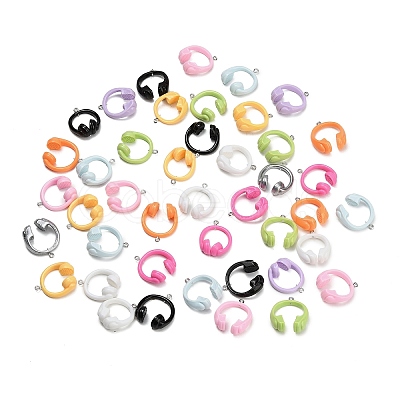 Opaque Resin Pendants RE-CBAF169-01-1