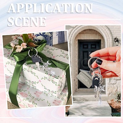 20Pcs Alloy Keychain KEYC-SC0001-15E-1