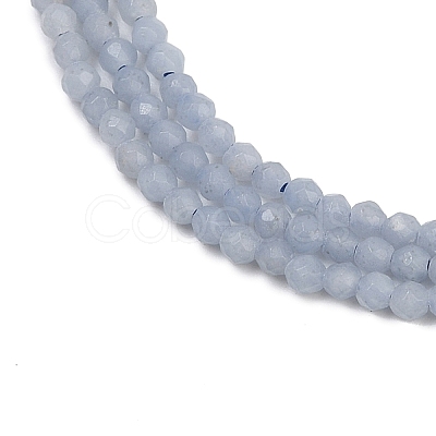 Natural Angelite Beads Strands G-Z079-A01-01-1