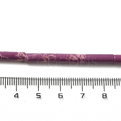 Synthetic Imperial Jasper Dyed Beads Strands G-D077-B01-09-1