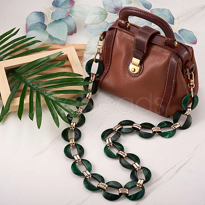2Pcs 2 Style Resin & Acrylic Bag Strap FIND-GN0001-37-1