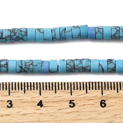 Dyed Synthetic Turquoise Beads Strands G-Z089-A04-Q-1