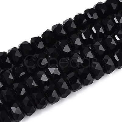 Opaque Solid Color Glass Beads Strands EGLA-N022-04A-B01-1