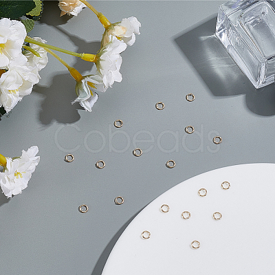 20Pcs Brass Open Jump Rings FIND-BBC0005-07B-1