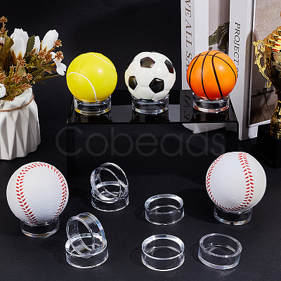 Acrylic Column Necklaces Display Stands ODIS-WH20003-03-1