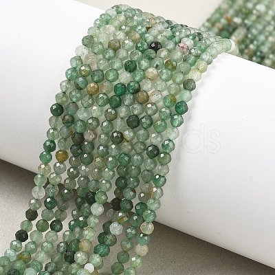 Natural Green Aventurine Beads Strands G-RM250104-E6-1