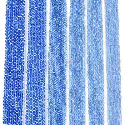 Electroplate Glass Beads Strands EGLA-A044-T8mm-A14-1