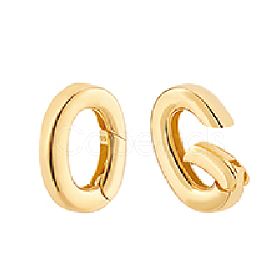 2Pcs 925 Sterling Silver Spring Gate Rings STER-PH0002-88G-1