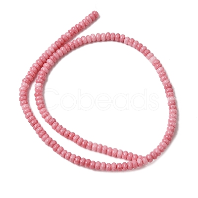 Cracked Opaque Glass Beads Strand GLAA-D306-A01-1