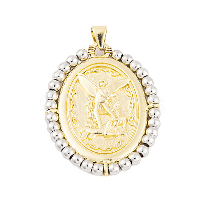 Rack Plating Brass Pendants KK-P269-14G-B-1