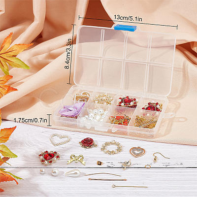 DIY Imitation Pearl Earring Making Kit DIY-SC0019-31-1