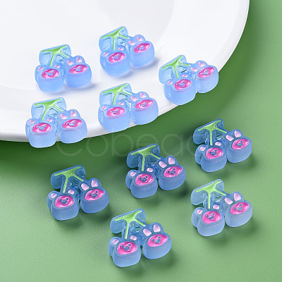 Transparent Acrylic Beads X-MACR-S374-04B-04-1