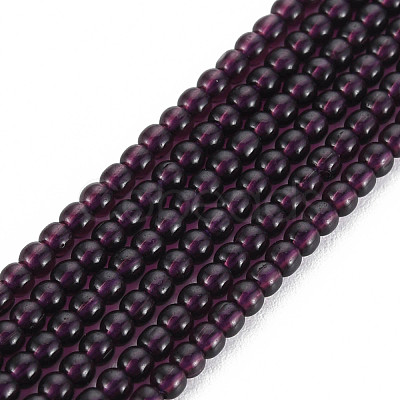 Glass Beads Strands GLAA-N041-008C-1