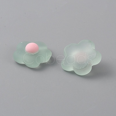 Spring Theme Translucent Resin Cabochons RESI-TAC0016-10B-1