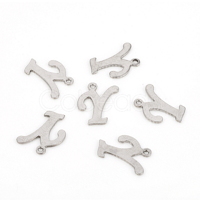 Non-Tarnish 201 Stainless Steel Pendants STAS-L244-04Y-P-1