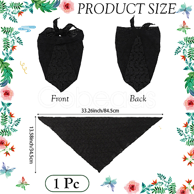 1Pc Polyester Headbands OHAR-CN0001-03B-1