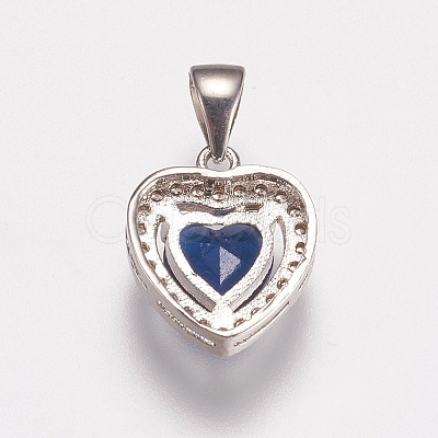 Brass Micro Pave Cubic Zirconia Charms LS-ZIRC-E143-58A-P-1