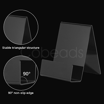 6Pcs Acrylic Book Stand for Kitchen Counter ODIS-SP0001-04A-1