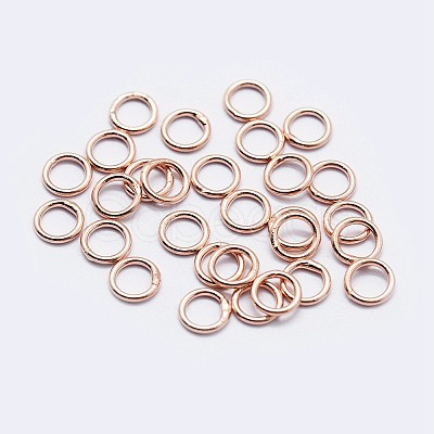 Sterling Silver Closed Jump Rings STER-F036-03RG-1x8-1