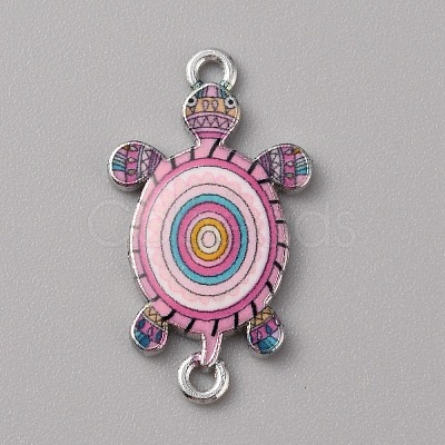 Alloy Enamel Connector Charms ENAM-WH0061-47B-1