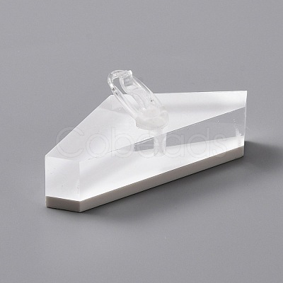 Triangle Acrylic Finger Ring Display Stands RDIS-WH0001-21-1