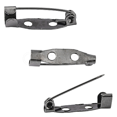 Iron Brooch Findings IFIN-E021Y-M-1