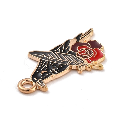 Alloy Enamel Pendants ENAM-A137-02KCG-1