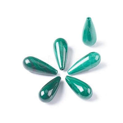 Natural Malachite Beads X-G-E557-14C-1