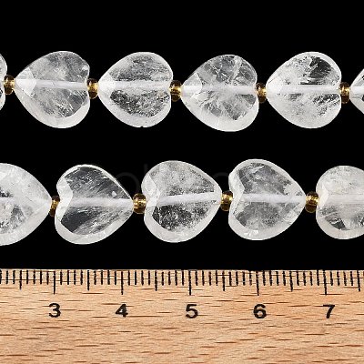Natural Quartz Crystal Beads Strands G-B044-B15-01-1