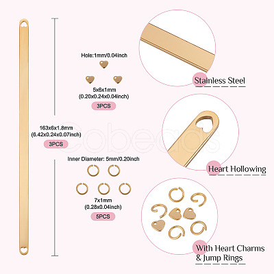 DIY Cuff Bangle Making Kits DIY-TA0014-48B-1