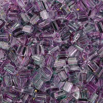 Transparent Spray Painted Glass Seed Beads SEED-L011-10A-02-1