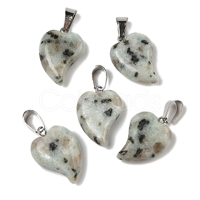 Natural Sesame Jasper Pendants G-B127-11P-11-1