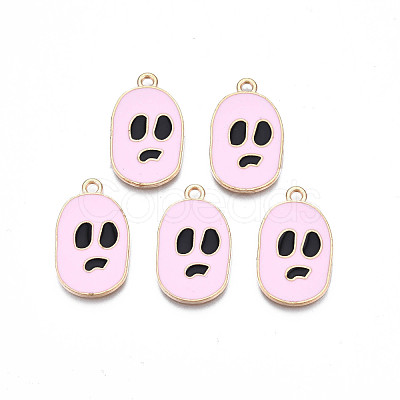 Alloy Enamel Pendants ENAM-S130-21B-1