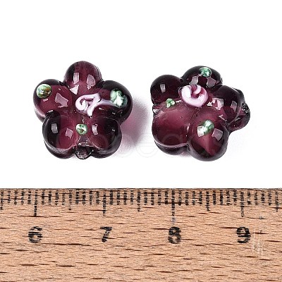 Handmade Lampwork Beads Strands LAMP-D015-08B-01-1