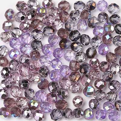 Fire-Polished Czech Glass Beads LAMP-O017-151-V1M8-1
