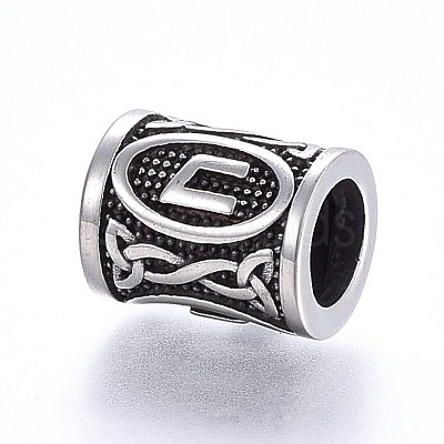 304 Stainless Steel Beads STAS-H460-01AS-13-1