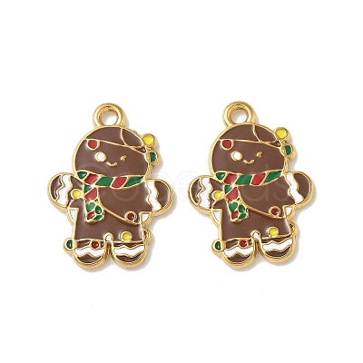 304 Stainless Steel Enamel Pendants STAS-L300-012G-03-1
