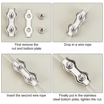 20Pcs 4 Style 304 Stainless Steel Findings FIND-GA0001-72-1