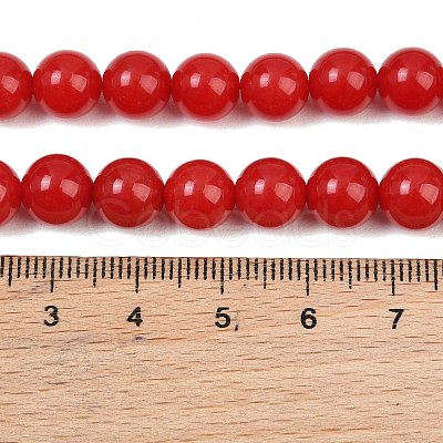 Dyed Natural White Jade Beads Strands GG-CBAD029-A09-8mm-1