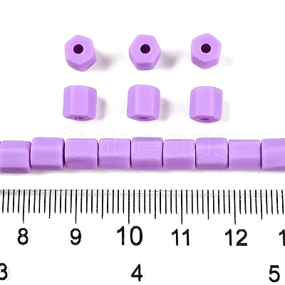 Handmade Polymer Clay Beads Strands CLAY-T021-02O-1