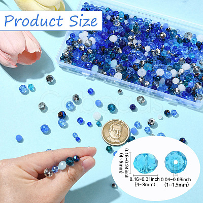 1000Pcs Glass Beads GLAA-CJC0001-24B-1