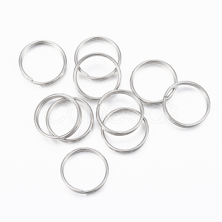 Tarnish Resistant 304 Stainless Steel Split Rings X-STAS-H413-06P-B-1