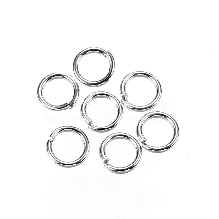 Tarnish Resistant 304 Stainless Steel Open Jump Rings STAS-E147-39P-5mm-1
