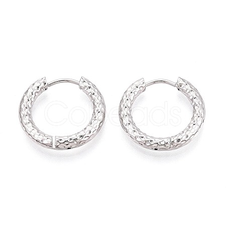 304 Stainless Steel Hoop Earrings STAS-T074-51P-1