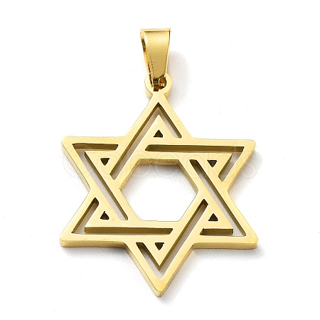 304 Stainless Steel Pendants STAS-D036-04G-1